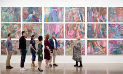 National Gallery of Australia Delight in the art and world-class exhibitions on show at the National Gallery, on the shores of Canberra's Lake Burley Griffin. Art lovers will enjoy meandering through the galleries and admiring the collection, including the famous 'Blue Poles' by Jackson Pollock and the Ned Kelly series by Sidney Nolan. The new Australian and International art galleries provide plenty of things to see, following a large-scale rehang of almost every piece. The Aboriginal and Torres Strait Islander art collection comprises over 7500 works and is the largest globally.